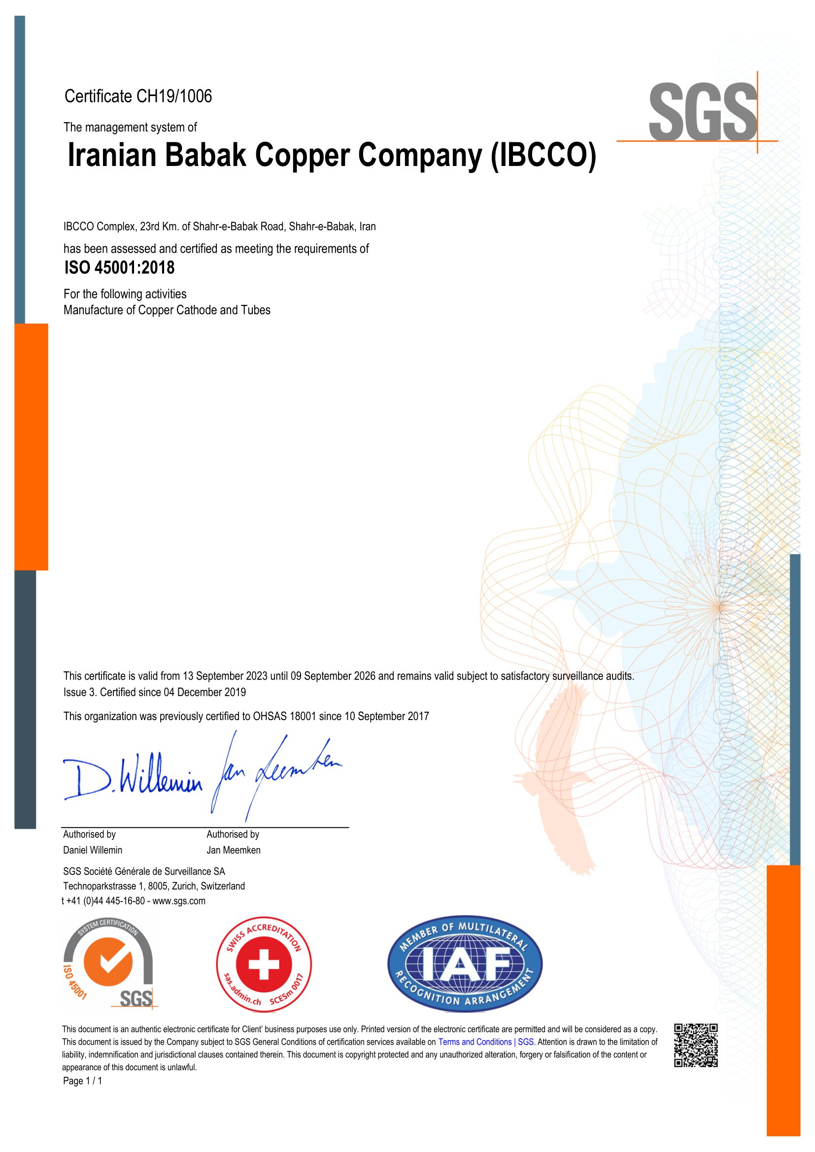 ISO 45001:2018 ISO 45001:2018